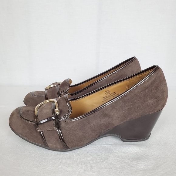 Softshoe by Medicus Pride leather heeled Mary jane pilgrim slip on shoes - Picture 10 of 10